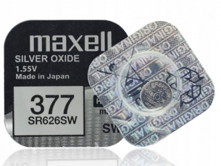 Батарейка Maxell 377-SR626SW-10Box, (10/100)