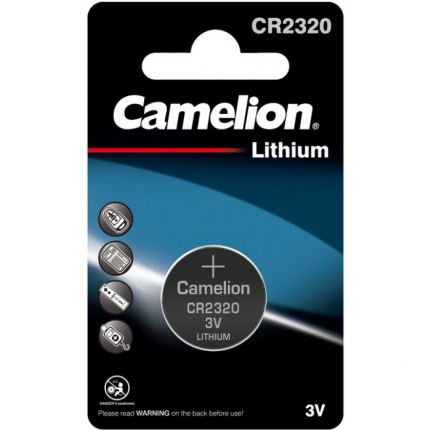 Батарейка Camelion CR2320-1BL, 3В, Li, (1/10/1800)