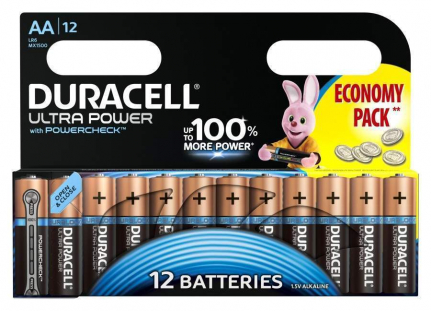 Батарейка AA Duracell LR06 Ultra Power, 1.5В (ЦЕНА ЗА ШТУКУ)