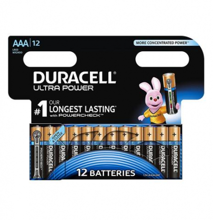 Батарейка AAA Duracell LR03 Ultra Power, 1.5V (ЦЕНА ЗА ШТУКУ)