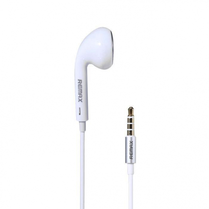 (!!!) Наушники внутриканальные Remax RM-101, с микрофоном, на одно ухо, цвет: белый