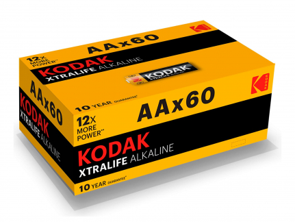 Батарейка AA Kodak LR06-60 Box XTralife, 3B, (ЦЕНА ЗА ШТУКУ)