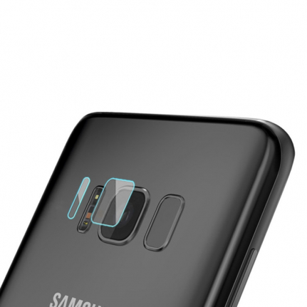 Защитное стекло на камеру Samsung S8 Plus 0.1mm