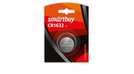 Батарейка SmartBuy CR1632-1BL, 3В, (12/720)