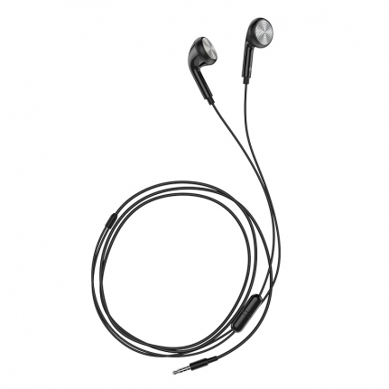 Наушники внутриканальные HOCO M73, Joan, микрофон, кабель 1.2м, цвет: чёрный