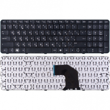 Клавиатура для ноутбука HP Pavilion G6-2000, G6-2100, G6-2200, G6-2300 Series. Плоский Enter. Черная