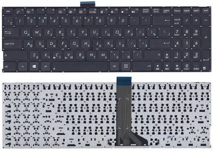 Клавиатура для ноутбука X555L, X553, A555LA, A555LD, A555LN, A555LP, D550, TP550, X750 черная (Asus,