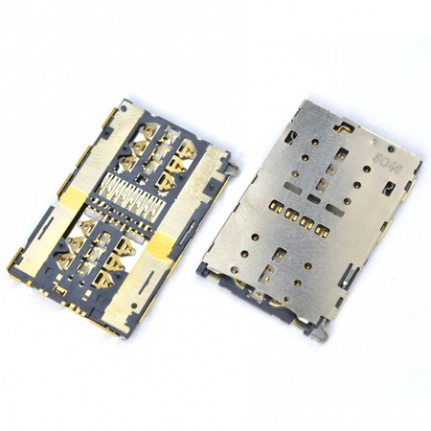 Разъем Nano-Sim+MicroSD 28-29mm x 17-18mm x 1,4mm Huawei Honor 7 (PLK-L01)