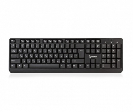 Клавиатура проводная SmartBuy, ONE, 208, мультимедийная, USB, цвет: чёрный