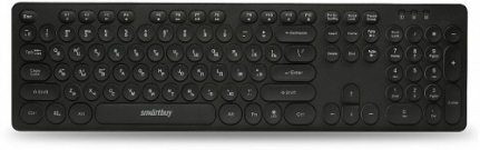 Клавиатура проводная SmartBuy, ONE, 328, мультимедийная, подсветка, USB, цвет: чёрный