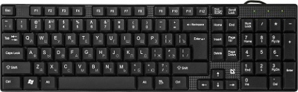 Клавиатура проводная Defender, Accent, SB-720, USB, цвет: чёрный, (арт.45720)