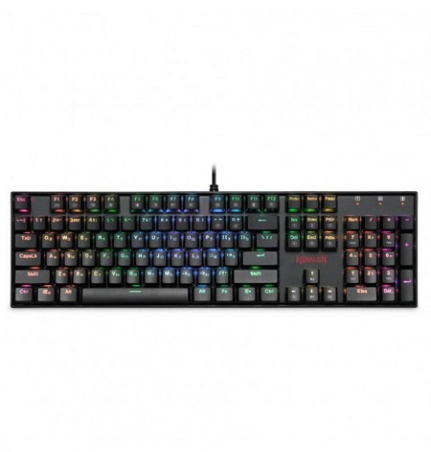 Клавиатура проводная Defender, Mitra, Full Anti-Ghosting, механическая, подсветка, USB, цвет: чёрный