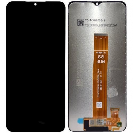 Дисплей для Samsung Galaxy A12 Nacho (2021)/ (A127F), черный (Ориг 100%) (ревизия SM-A127F R0.0)