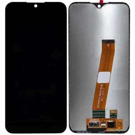 Дисплей для Samsung Galaxy A01/M01+тачскрин черный, (широкий коннектор), ORIG