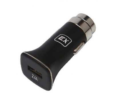 (!!!) АЗУ 1 USB Exployd, EX-Z-419, Sonder, 2400mAh, пластик, QC3.0, цвет: чёрный
