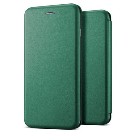 Чехол-книга для Honor 9S/Y5P, с карманом, на магните, зеленый