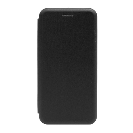 Чехол-книга для iPhone XR, с полоской, с карманом, на магните, Черный