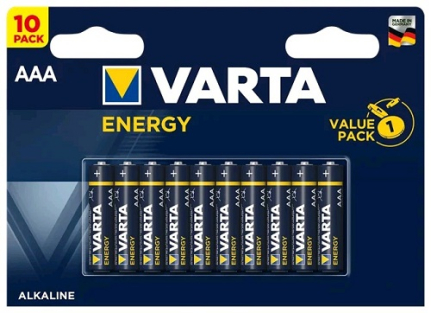 Батарейка AAA Varta LR03-10BL, ENERGY (ЦЕНА ЗА ШТУКУ)