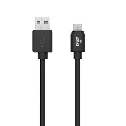 Кабель USB - micro USB YOLKKI Standart 02 pack черный (1м), 2.1A