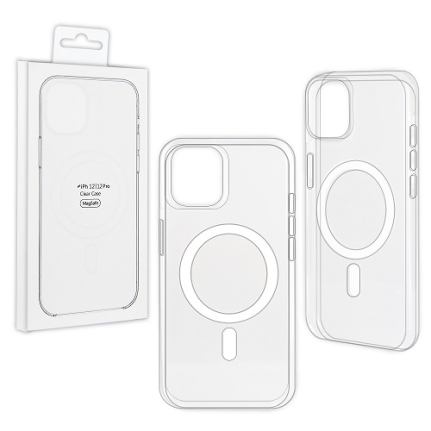 Чехол iPhone 12/12 Pro Clear Case (MagSafe + анимация NFC) ORG