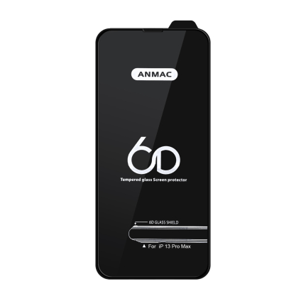 Защитное стекло 6D для iPhone 13 Pro Max/ 14 Plus, черное
