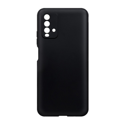 Чехол для Xiaomi Redmi 9T/Poco M3, силиконовый матовый черный