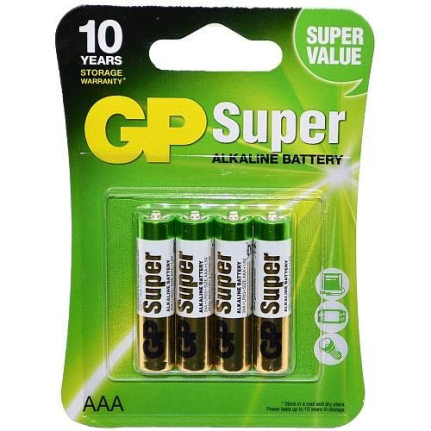 Батарейка AAA GP Super LR03 алкалиновая (штучно)