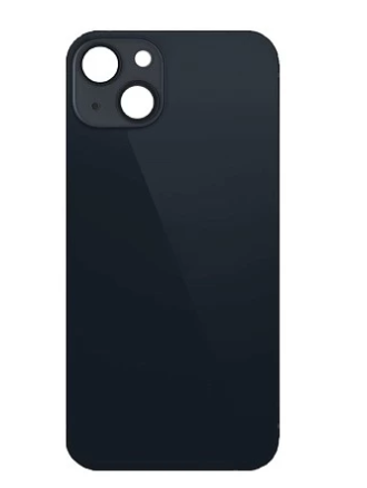 Задняя крышка для iPhone 13 (чёрный) (ув. вырез камеры) + (СЕ) + логотип ORIG Завод