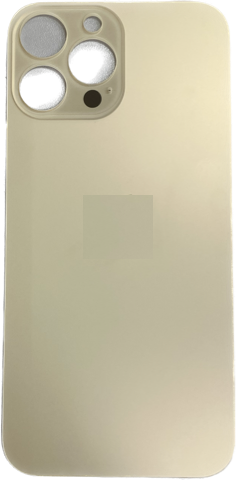 Задняя крышка для iPhone 13 PRO MAX (золотой) (ув. вырез камеры) + (СЕ) + логотип ORIG Завод