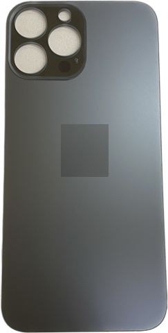 Задняя крышка для iPhone 13 PRO MAX (чёрный) (ув. вырез камеры) + (СЕ) + логотип ORIG Завод