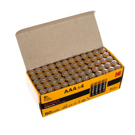 Батарейка AAA Kodak LR03-60Box XTralife, 3В, (60/1200/36000) ШТУЧНО!!!