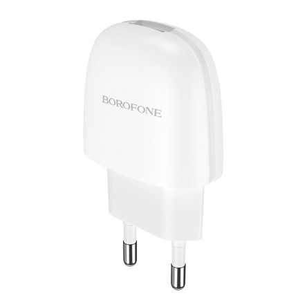 СЗУ 1 USB Borofone BA49A, Vast power, 2100mA, кабель Type-C, цвет: белый