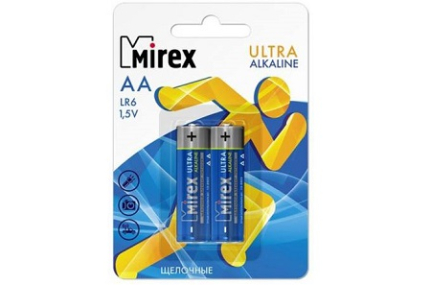 Батарейка AA Mirex LR06 Ultra Alkaline, 1.5B (ЦЕНА ЗА ШТУКУ)