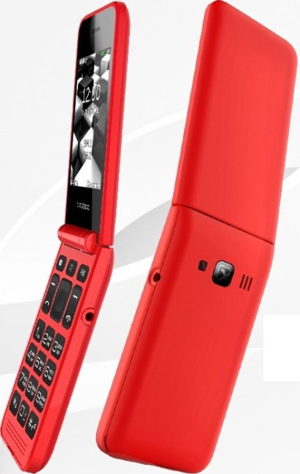 Телефон Texet TM-406, красный