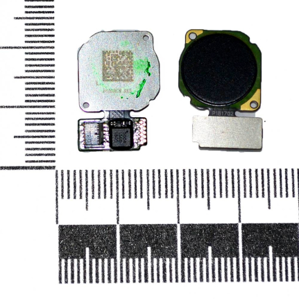 Шлейф Honor 8X + сканер отпечатка пальца черный Original Factory