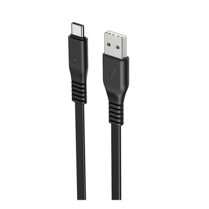 Кабель USB - Type-C Borofone BX23 Wide power, 1.0м, 3.0A, цвет: чёрный