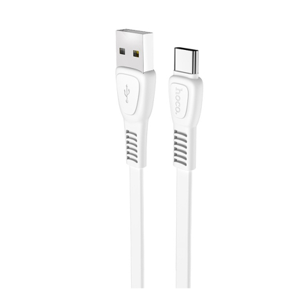 Кабель USB - Type-C HOCO X40 Noah, 1.0м, 3.0A, цвет: белый