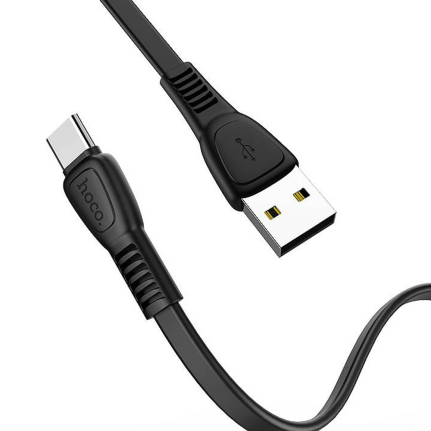 Кабель USB - Type-C HOCO X40 Noah, 1.0м, 3.0A, цвет: чёрный