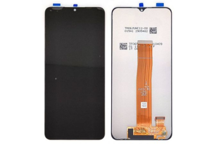 Дисплей для Samsung Galaxy A12 (A125F) + тачскрин черный, ORIG 100% (ревизия SM-A125F V04)
