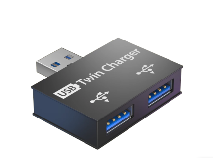 Разветвитель USB A4 2USB черный DREAM
