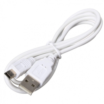 Кабель USB - Mini USB BK06A 2.1A 0,8m, WHITE DREAM STYLE