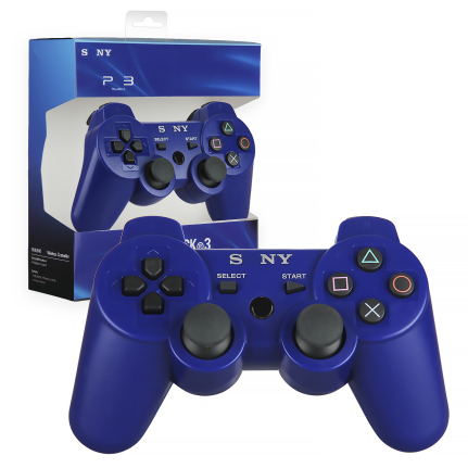 Джойстик PS3 (Bluetooth) беспроводной, синий