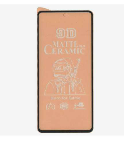 Защитное стекло Ceramics Matte для Poco M5S, черное