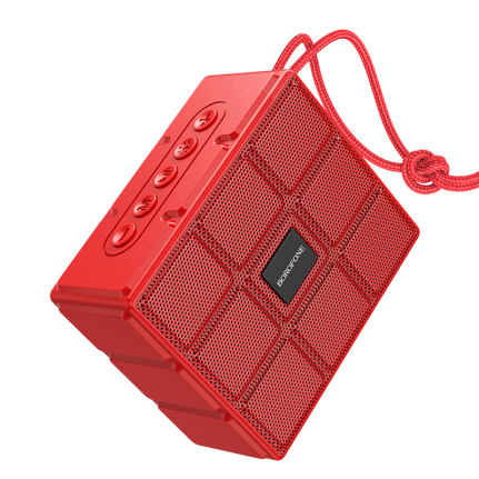 Колонка портативная Borofone, BR16, Gage, Bluetooth, цвет: красный