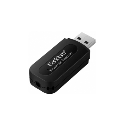 Ресивер для музыки Earldom, ET-M22, пластик, Bluetooth, USB, цвет: чёрный
