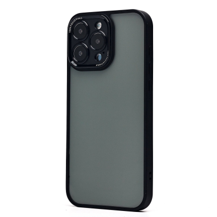 Чехол-накладка PC090  для iPhone 16 Pro Max (black/ blue)