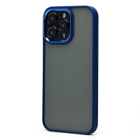 Чехол-накладка PC090  для iPhone 16 Pro Max (black/ blue)